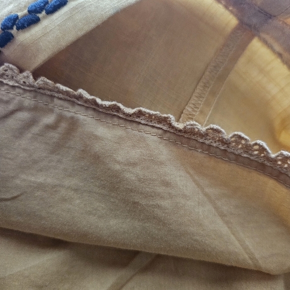 Anthropologie Floreat California Iris Dress 2 Milkmaid Barmaid - Picture 12 of 14